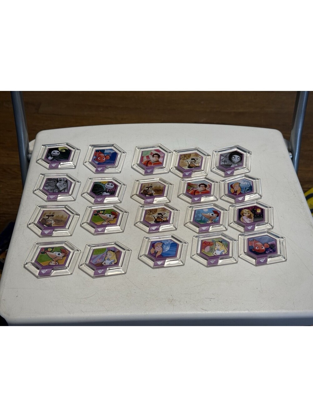 Disney Infinity 1.0 Power Discs , Lot Of 20 , Some Repeats , Good Condition